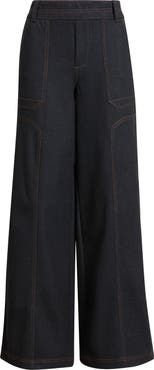 Wit & Wisdom Glider Skyrise Pull-On Wide Leg Pants