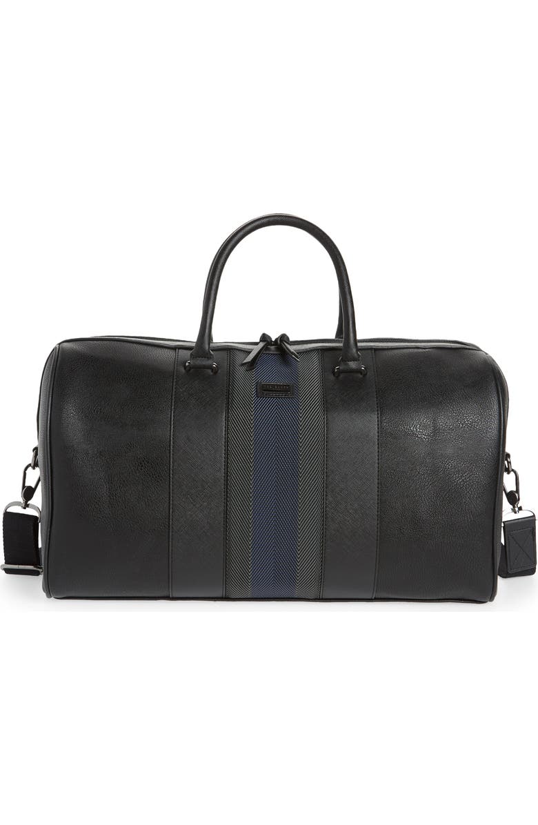 Ted Baker London Faux Leather Duffle Bag, Main, color,