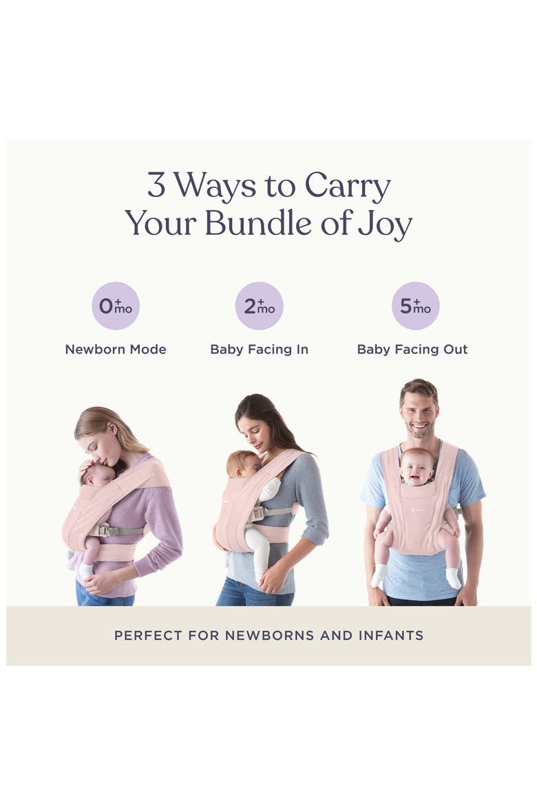 Embrace Baby Carrier, Alternate, color, BLUSH PINK