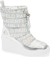 KARL LAGERFELD PARIS Bronwyn Wedge Boot