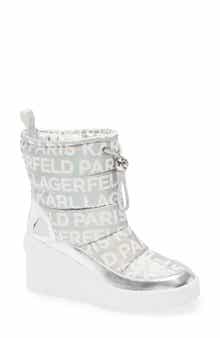 KARL LAGERFELD PARIS Bronwyn Wedge Boot