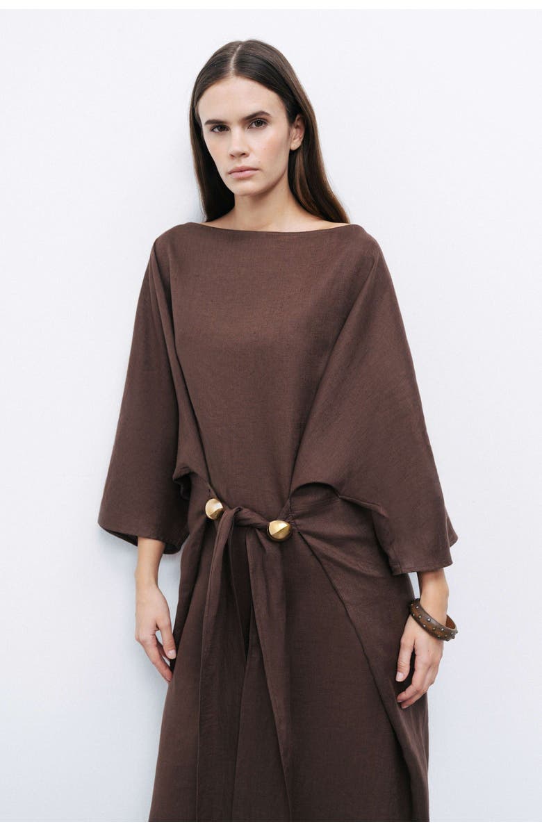 Nocturne Accessory Detailed Midi Dress, Alternate, color, 