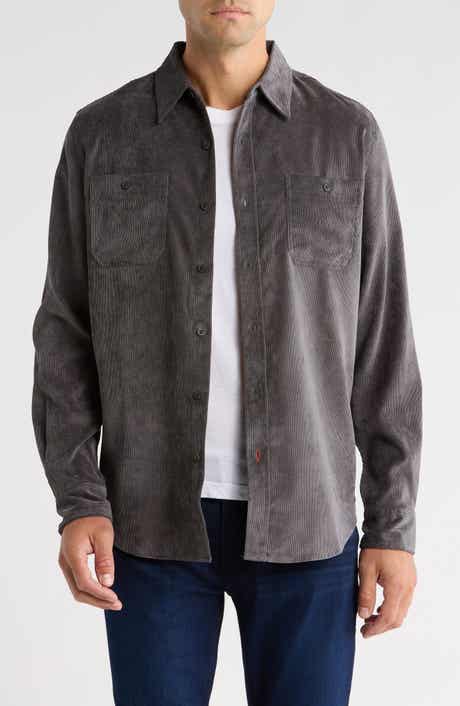 WEATHERPROOF VINTAGE Comfort Stretch Corduroy Button-Up Shirt