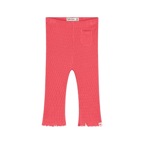 Pocket Pointelle Flared Leggings (baby)