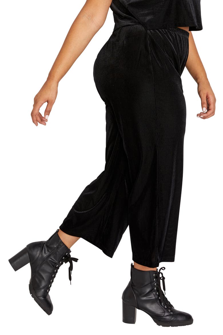 City Night Pants, Alternate, color, BLACK
