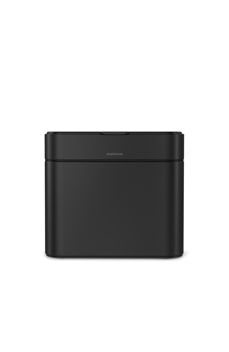 simplehuman 4L compost caddy, Alternate, color, Matte Black