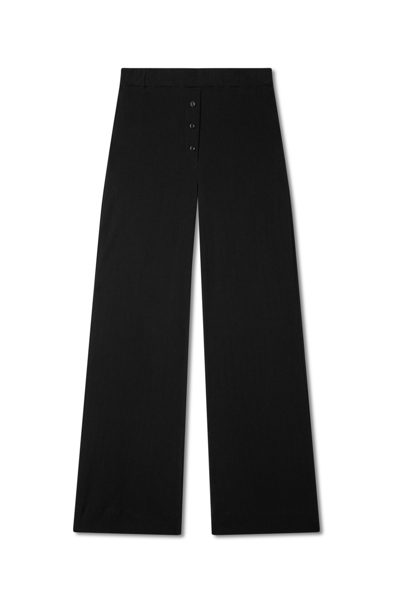 VIR VITA Pointelle Lounge Pant, Main, color, Black