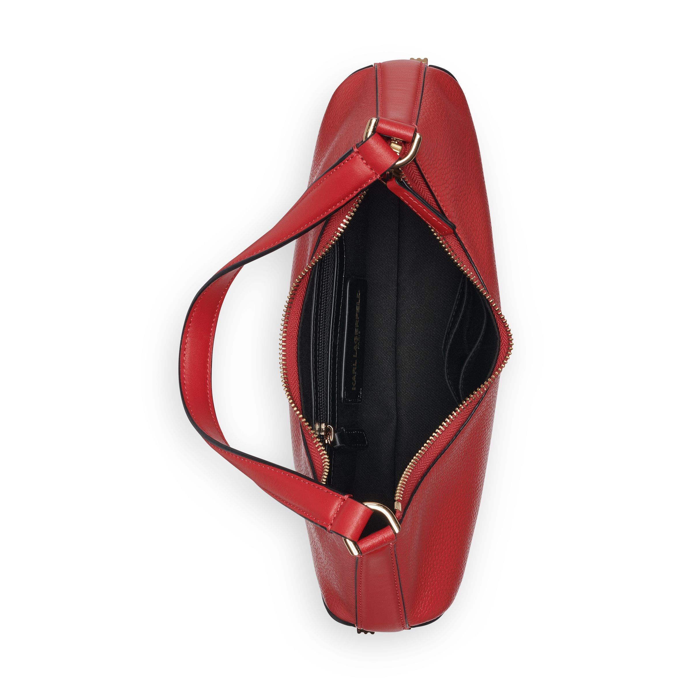 KARL LAGERFELD PARIS Arielle Shoulder, Alternate, color, Admiral Red