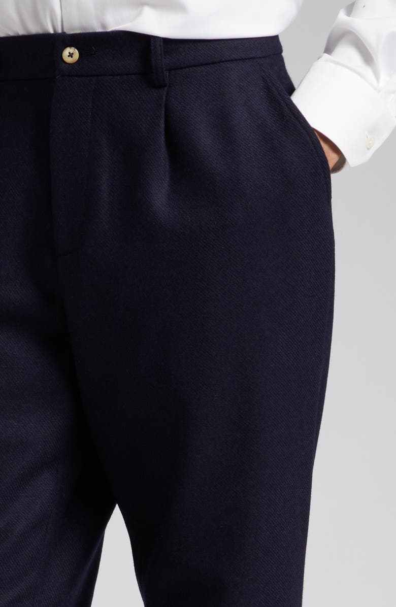 De Bonne Facture Pleated Wool Pants, Alternate, color, 
