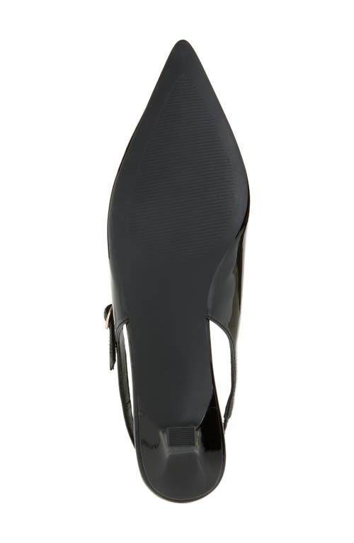 Nordstrom Rack Miranda Slingback Pump In Black Patent