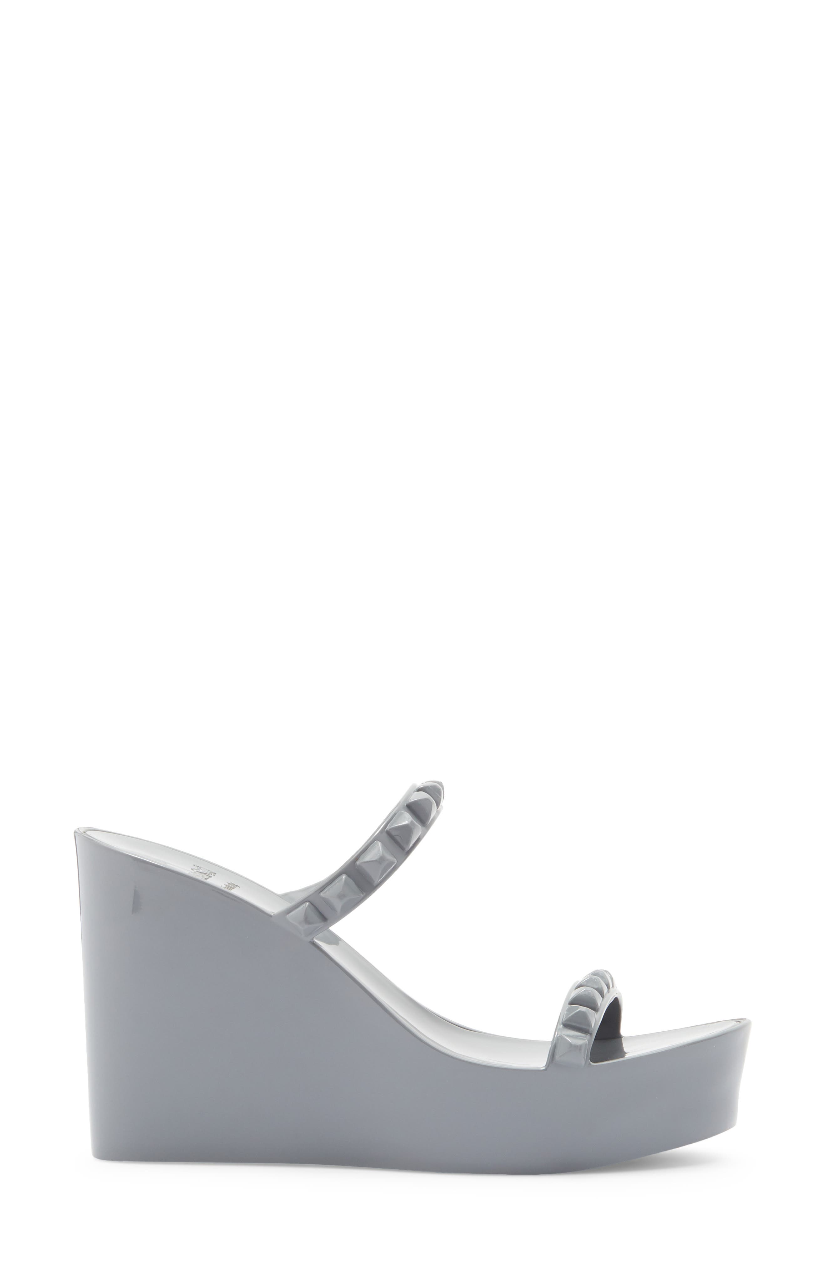 Tonino Platform Wedge Sandal, Alternate, color, GREY