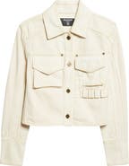 Balmain Faded Denim Jacket