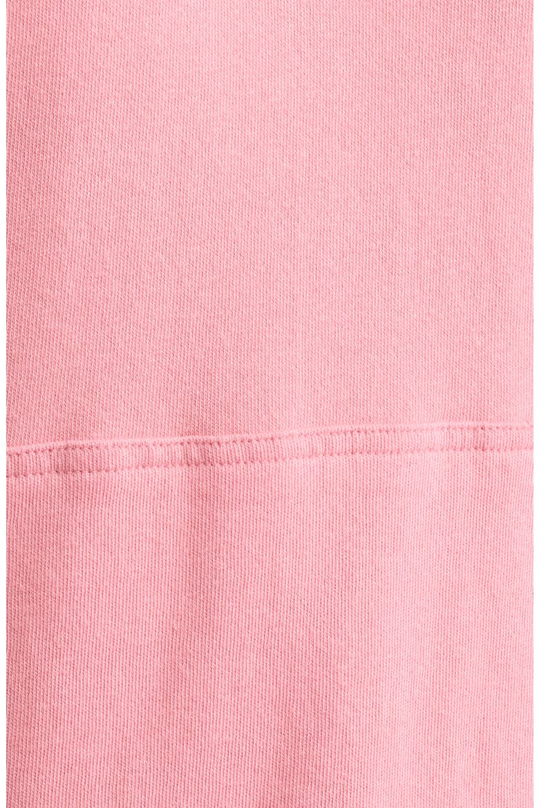 Plaid Sleeve Crewneck Sweatshirt, Alternate, color, ORCHID