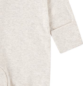 Swoosh Logo Pointelle Footie