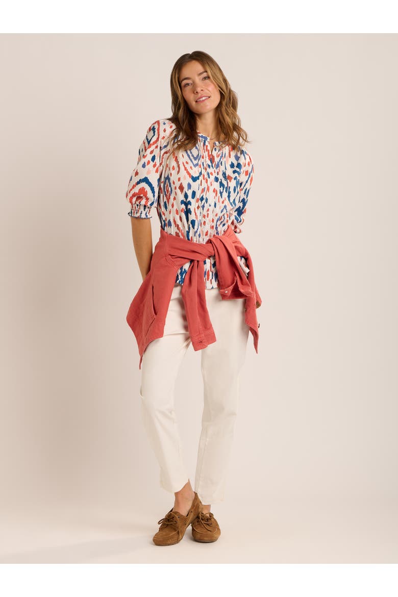 Yuki Painterly Blouse, Alternate, color, Multi