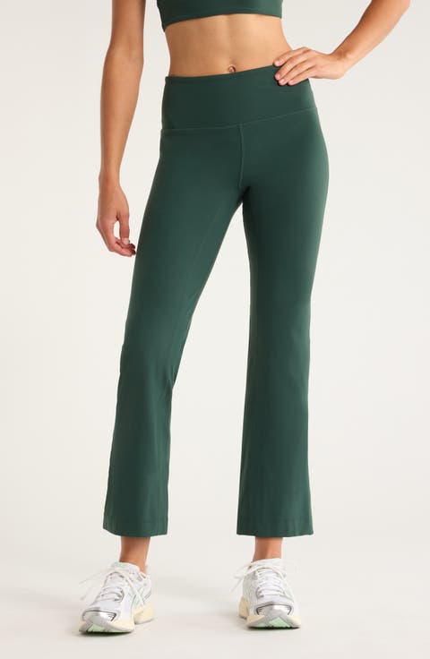 Studio Luxe High Waist Flare Ankle Pants
