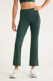 Zella Studio Luxe High Waist Flare Ankle Pants