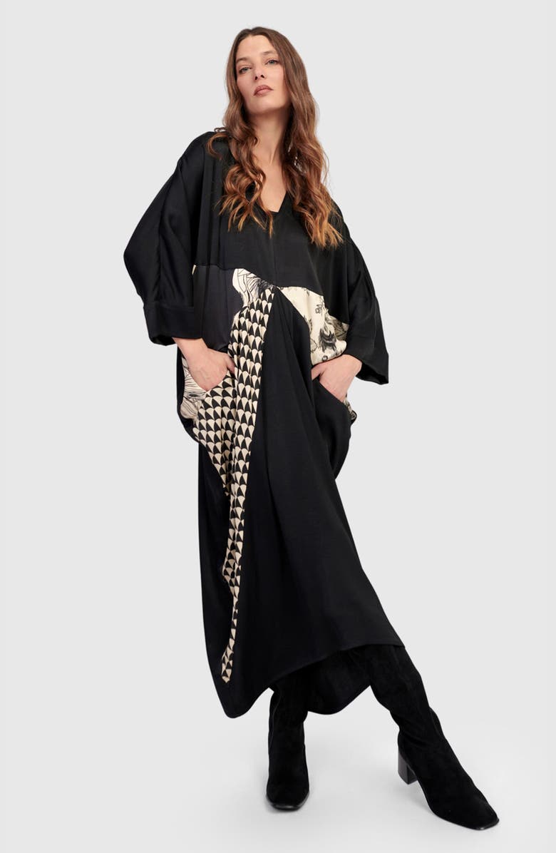 Alembika Grecian Caftan Dress, Main, color, Mix