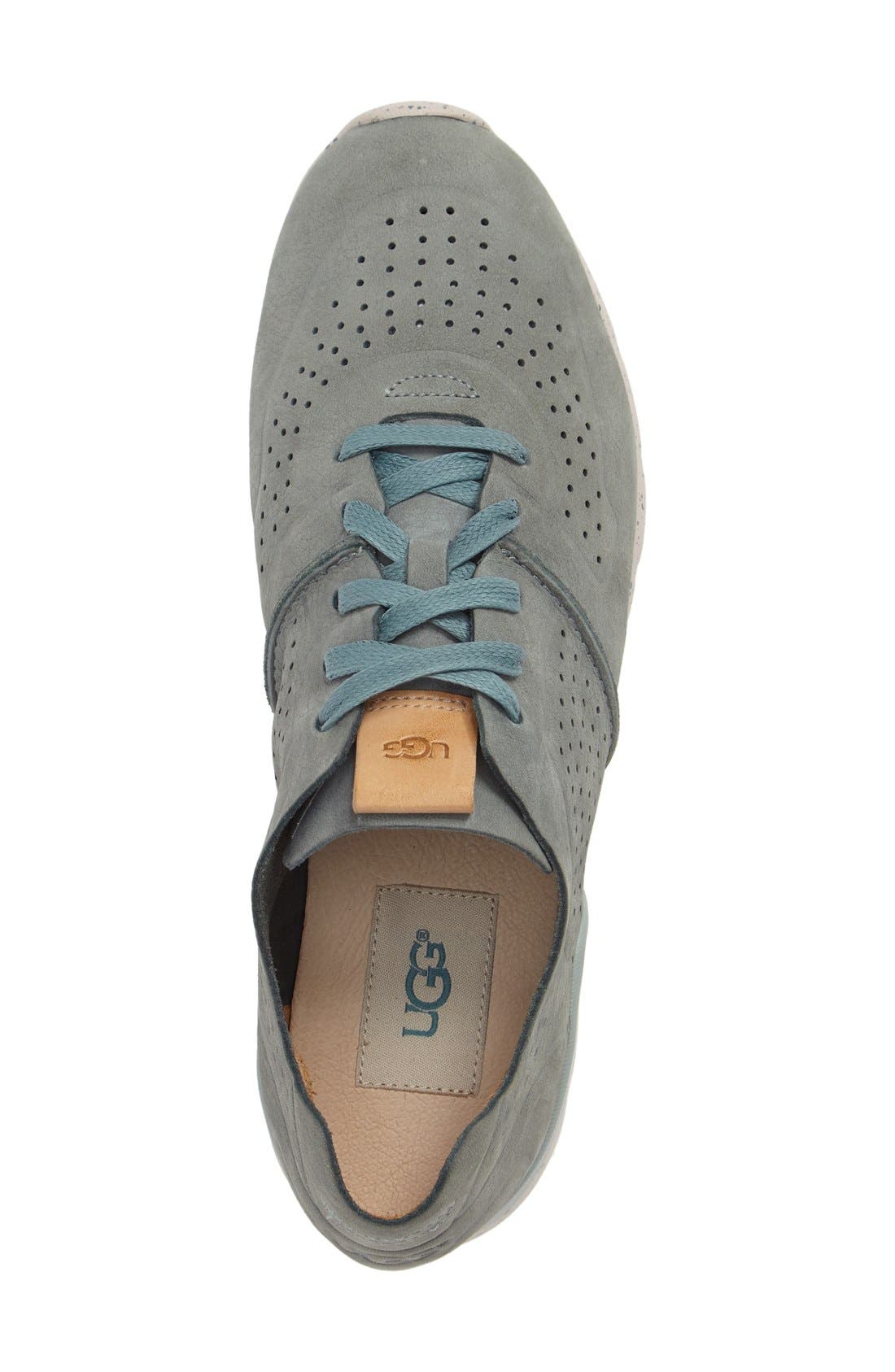 UGG Tye Sneaker, Alternate, color, ALOE VERA NUBUCK LEATHER