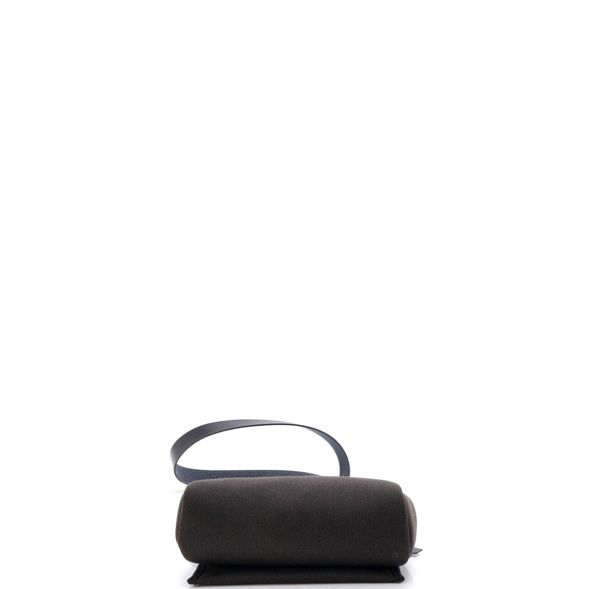 Pre-Owned Hermes Herbag Zip Toile and Leather 20, Alternate, color, Vert De Gris