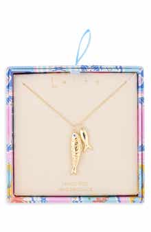 Small Fish Pendant Necklace