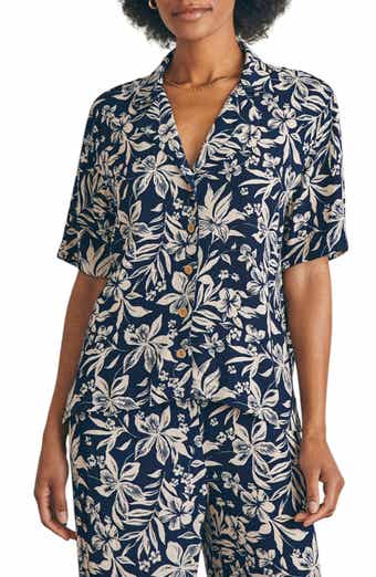 Faherty Lenzing™ EcoVero™ Cabana Camp Shirt