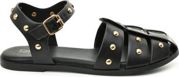 Studded Fisherman Sandal