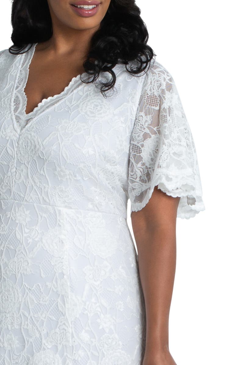 Kiyonna Blissful Lace Wedding Gown, Alternate, color,