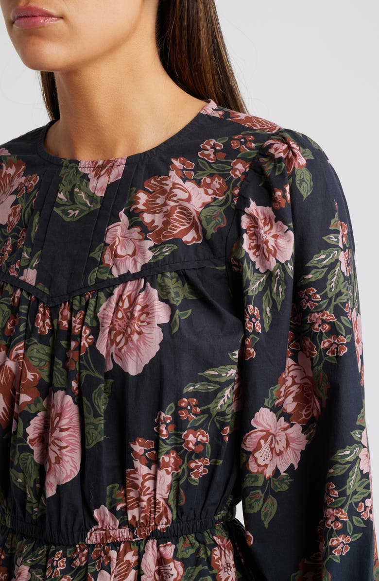 Cleobella Bernadette Floral Print Organic Cotton Top, Alternate, color, 