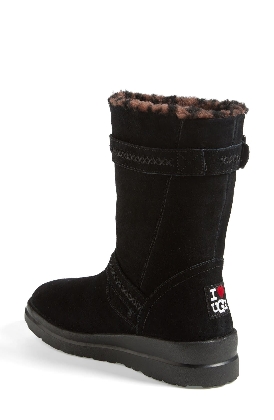 I Heart UGG<sup>™</sup> by UGG<sup>®</sup> Australia 'I Heart Moto' Boot, Alternate, color, 