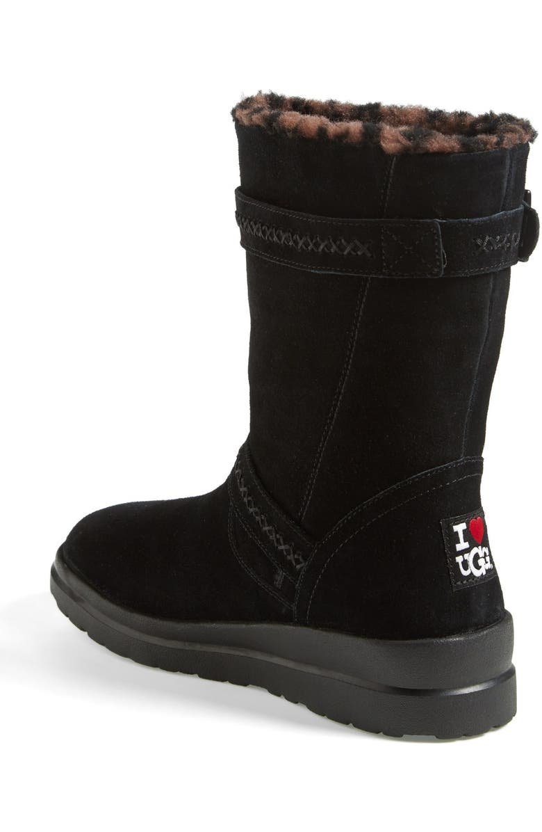 I Heart UGG<sup>™</sup> by UGG<sup>®</sup> Australia 'I Heart Moto' Boot, Alternate, color,