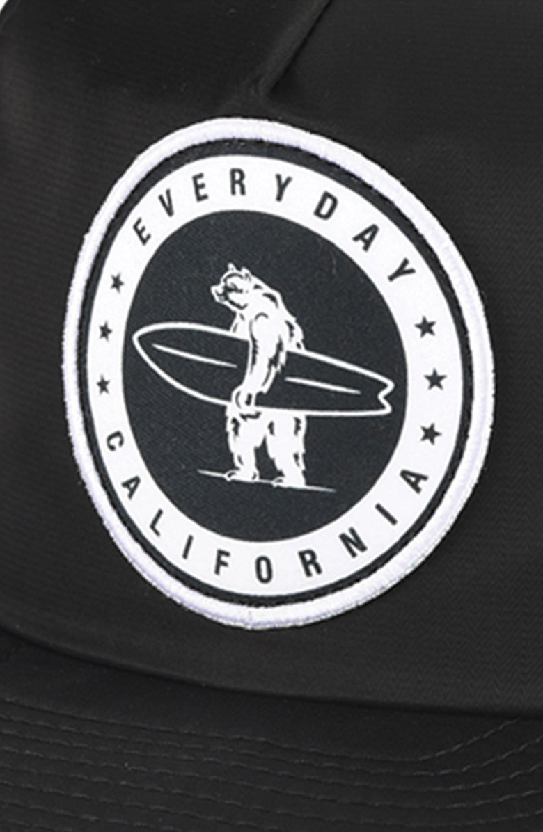 Everyday California Floating Waterproof Snapback Hat, Alternate, color, Black