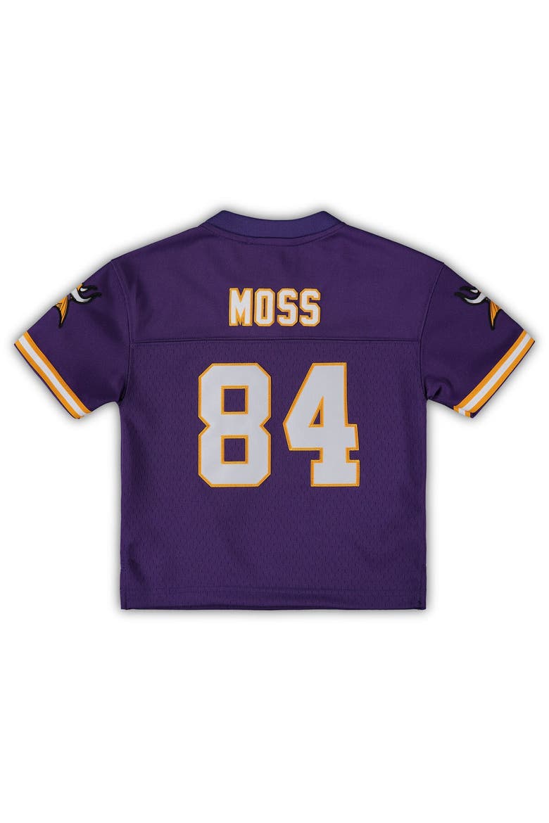 Toddler Mitchell & Ness Randy Moss Purple Minnesota Vikings 1998 Retired Legacy Jersey, Alternate, color, Purple