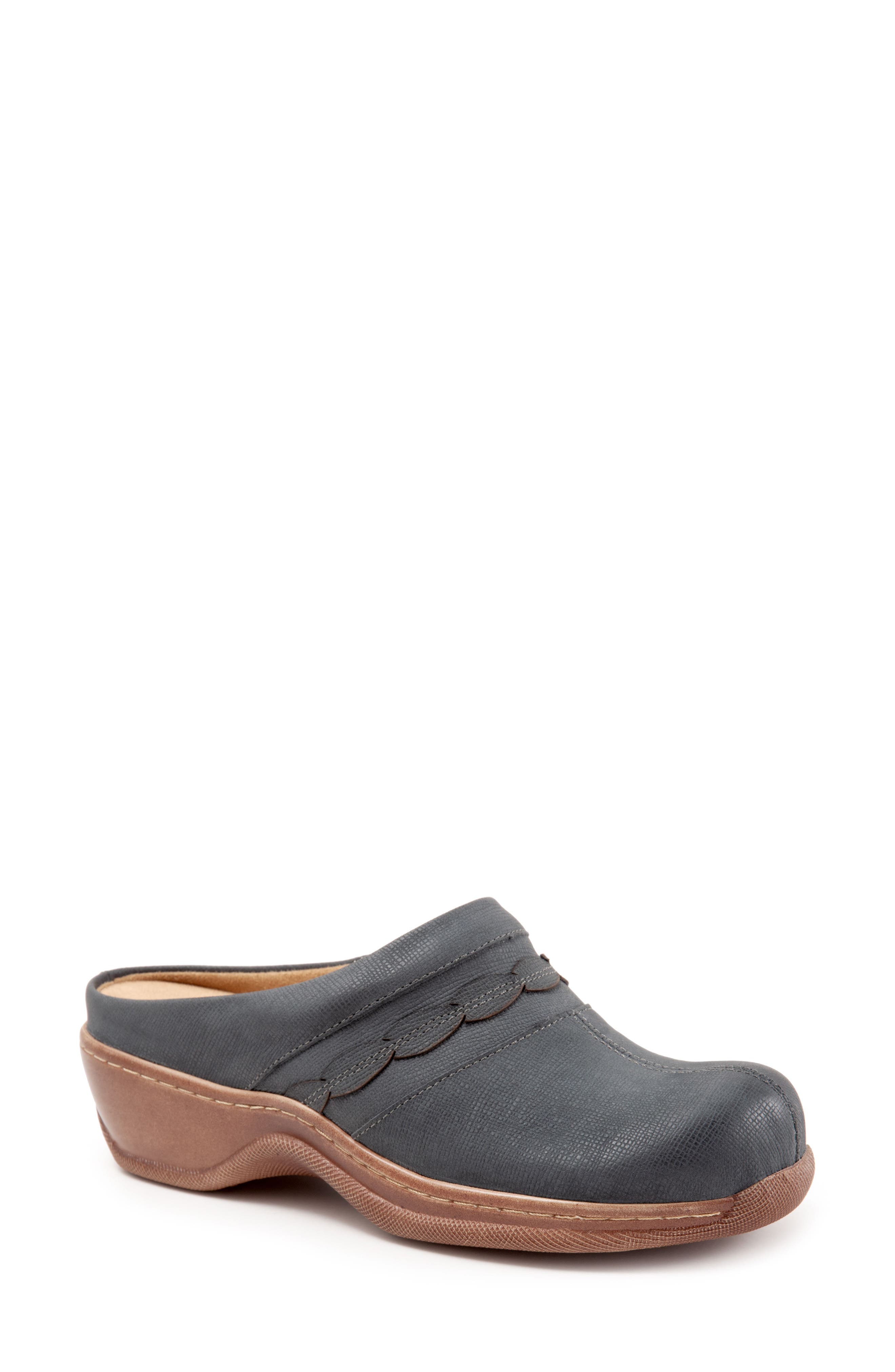Amber Clog, Main, color, DENIM NUBUCK