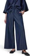 Donna Karan New York The Bali Drawstring Waist Denim Pants
