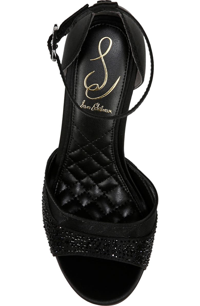 Sam Edelman Krissa Ankle Strap Sandal, Alternate, color, Black