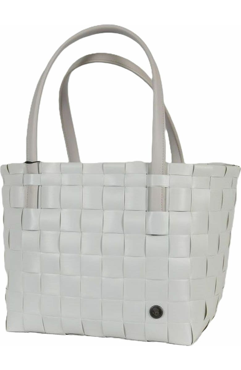 Handed By Color Deluxe Recycled Tote Bag, Alternate, color, Misty Grey