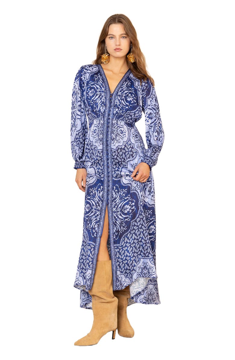 Hale Bob Noor Charmeuse Dress, Main, color,