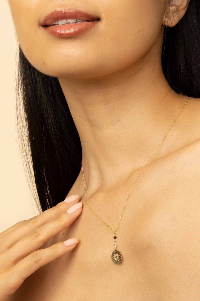 14K Yellow Gold Summer Solstice Pendant Necklace, Alternate, color, Yellow Gold