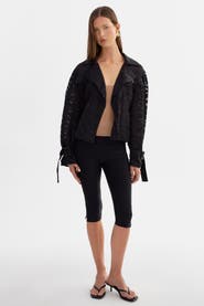 LAMARQUE Markeesa | Sheer Zebra Trench Jacket