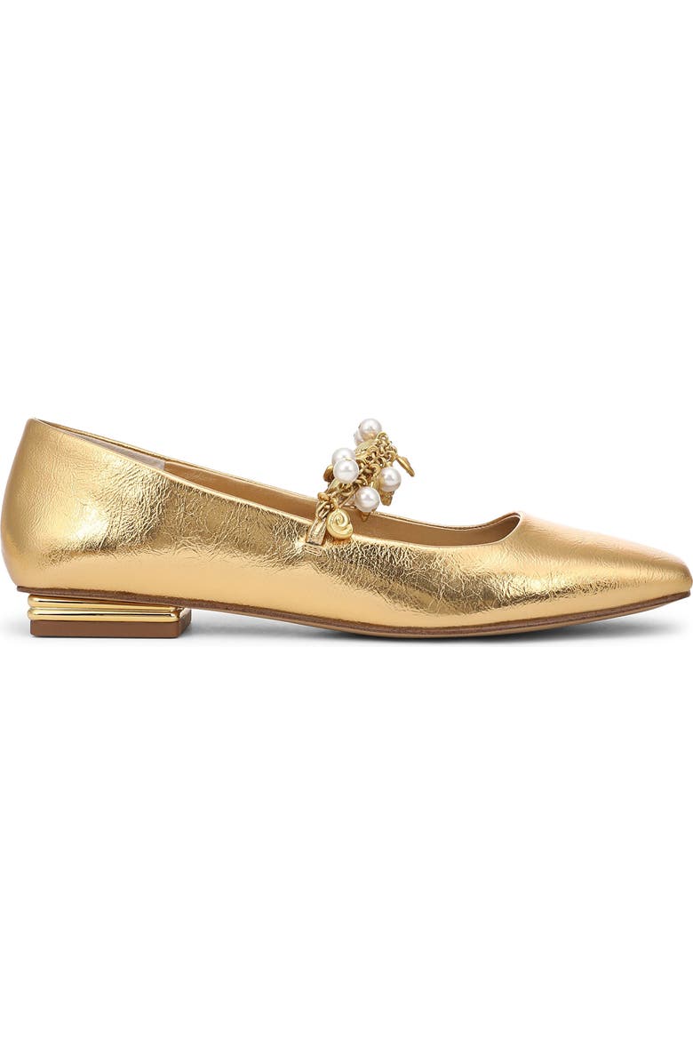 Franco Sarto Tinsley Metallic Flat, Alternate, color,