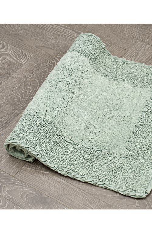 Laura Ashley Ruffle Cotton 2-piece Bath Mat Set