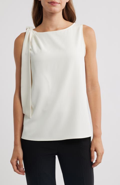 Tie Shoulder Sleeveless Top