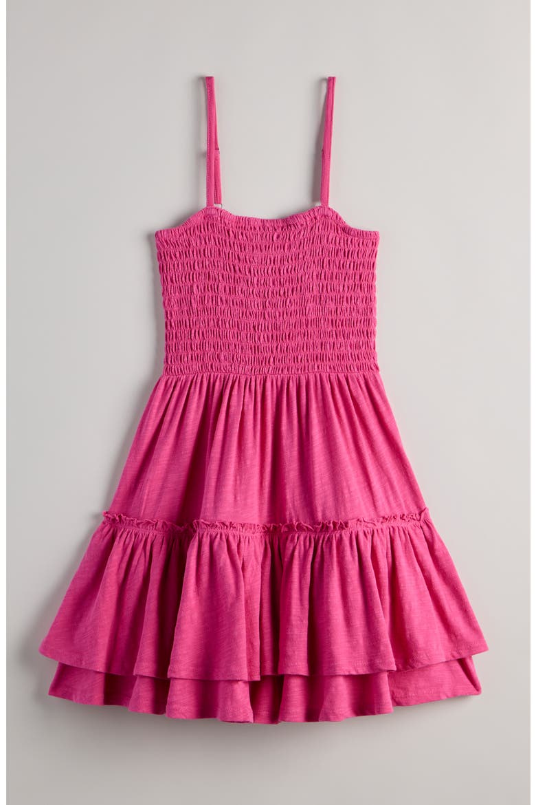 Kids' Smocked Cotton Sundress, Main, color, PINK LILAC