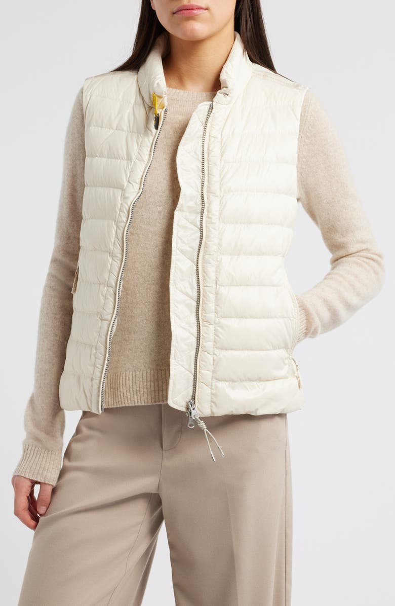 Parajumpers Jannah Water Repellent Quilted Puffer Vest, Alternate, color, Moonbeam