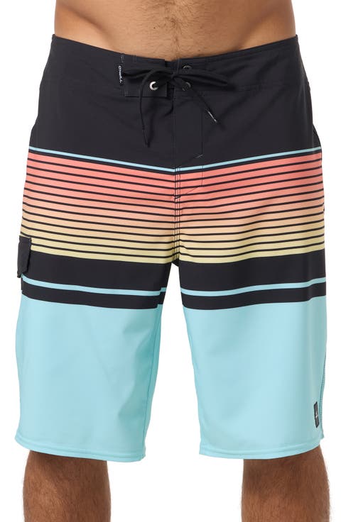 Lennox Stripe Board Shorts