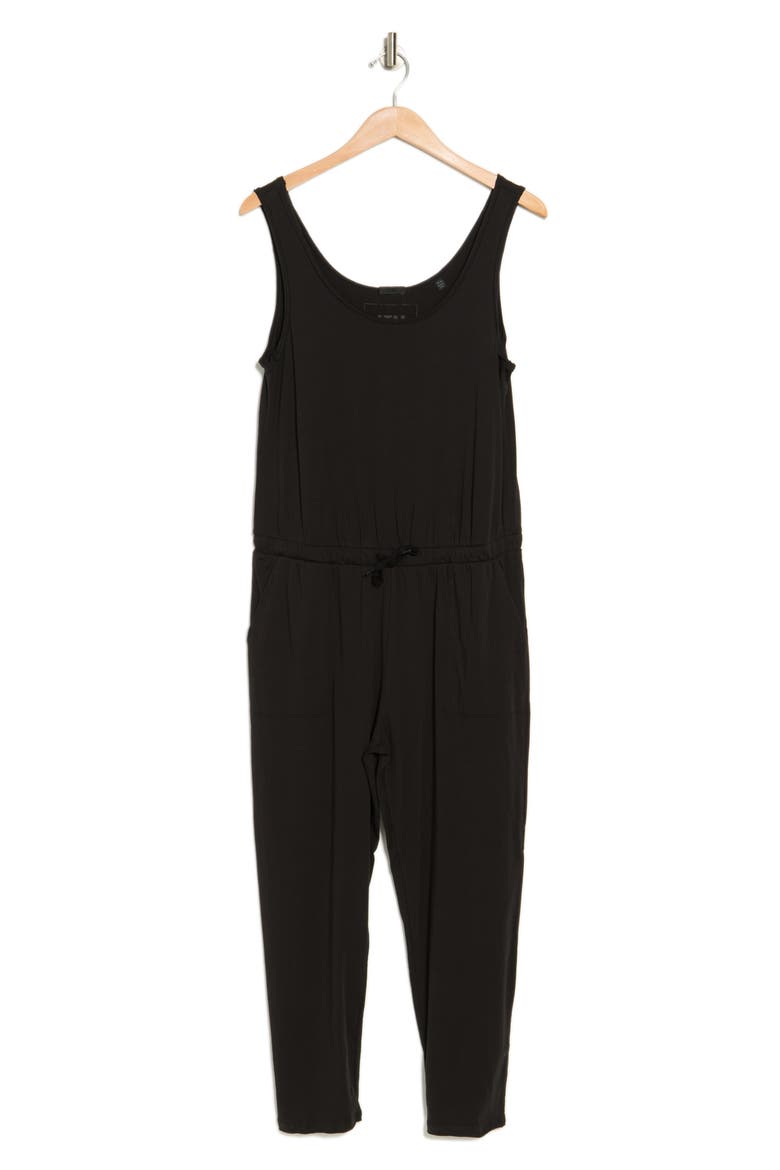 Jersey Jumpsuit, Alternate, color, BLACK