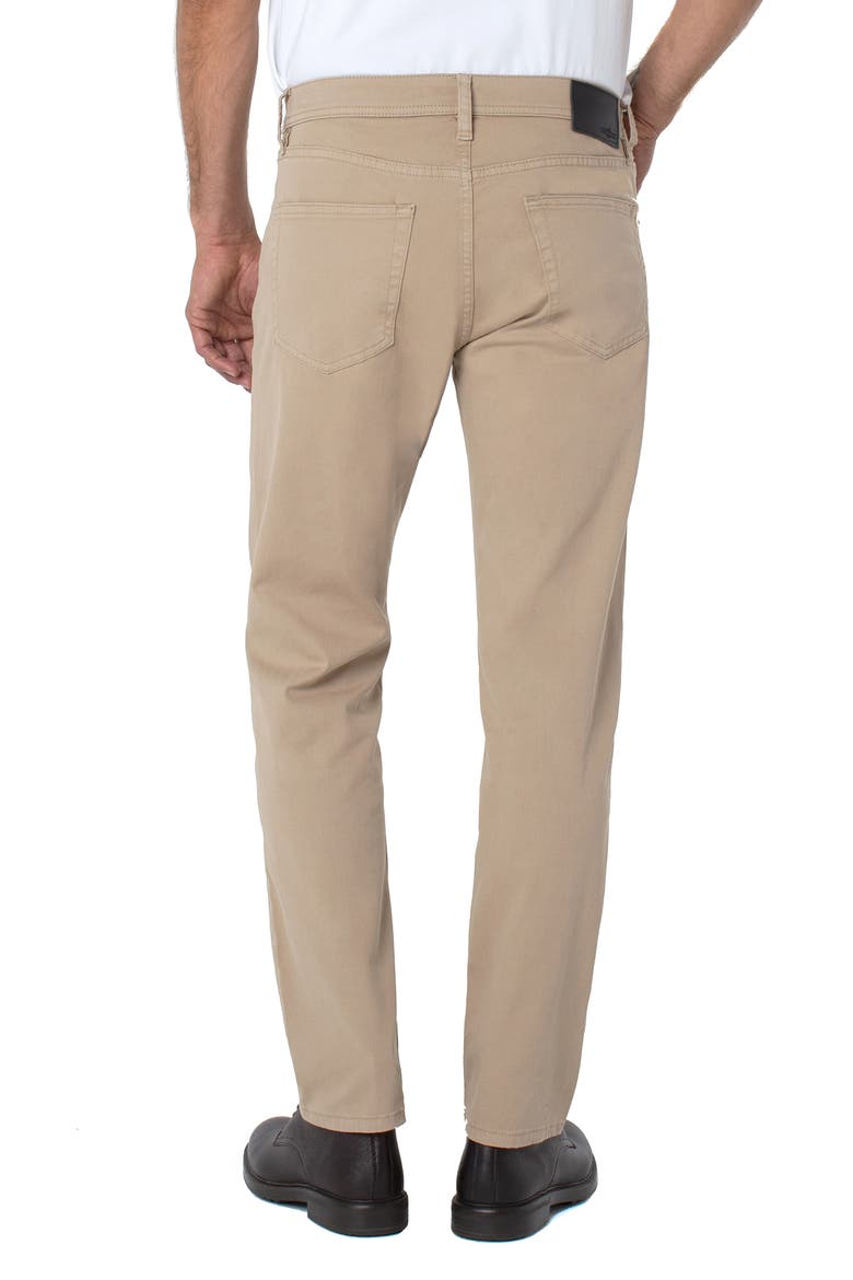 Liverpool Regent Relaxed Straight Leg Twill Pants, Alternate, color, KHAKI