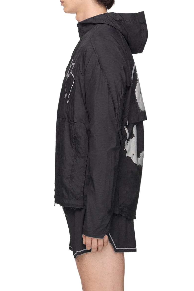 Graphic Running Jacket, Alternate, color, BLACK