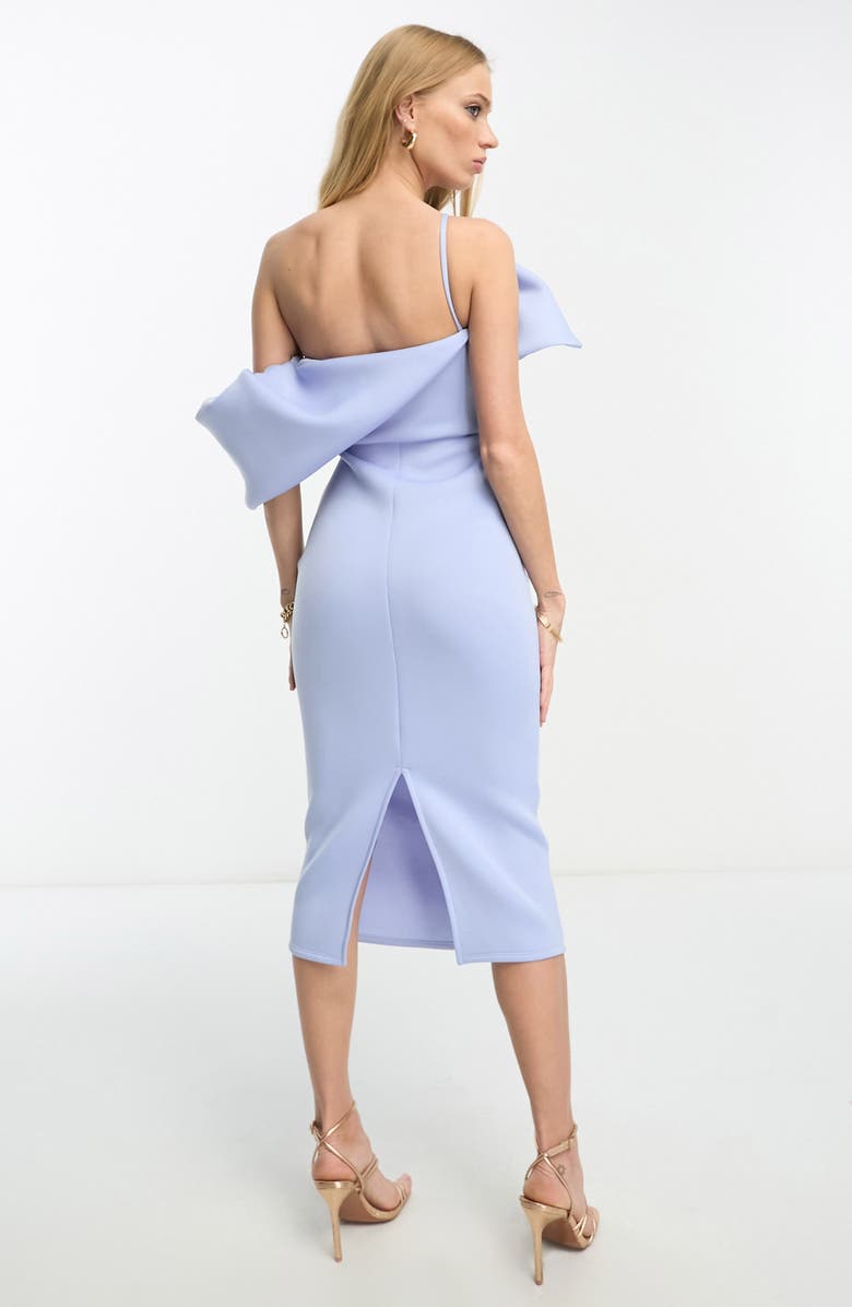 ASOS DESIGN Draped Off the Shoulder Sheath Dress, Alternate, color, 